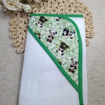 Cape de bain motif panda